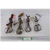 Image 1 : (4) Vintage Handheld Egg Beaters