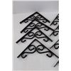 Image 2 : (12) Deck Bracket Scrolls- Different Sizes- Black
