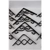 Image 3 : (12) Deck Bracket Scrolls- Different Sizes- Black
