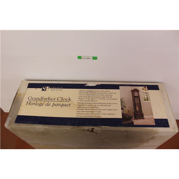 Select Edition Grandfather Clock, Unknown Dimensions- NIB