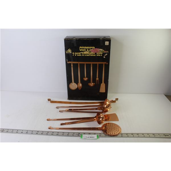 7 Piece Copper Utensil Set