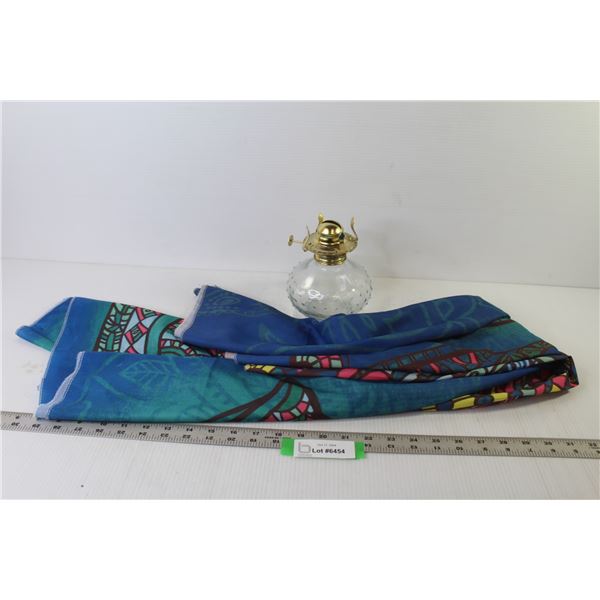 Wall Hanging of Elephant - Oil Lamp (no chimney)