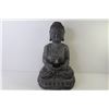 Image 5 : Fiberglass Budda Statue (18 1/2" x 11 1/2 - has hole in base)