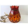 Image 4 : *Vintage Hanging Stained Glass Lamp