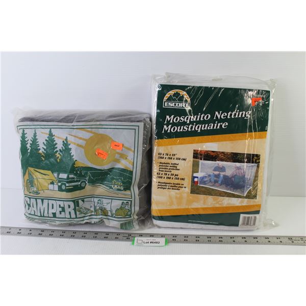 Mosquito Netting - Camper Throw Blanket (both - NIB)