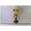 Image 1 : White Ware Plaster Cowboy (John Wayne? - has damages)