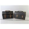 Image 1 : (2) Vintage Metal Lunch Pails