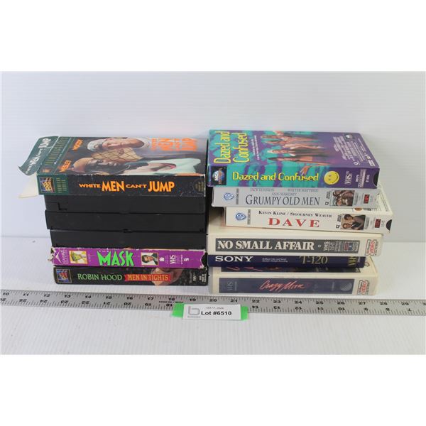 (2) Blank Tapes - (10) VHS Tapes