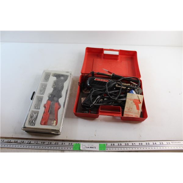 Soldering Gun Set and Pop Rivet Gun Set