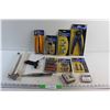Image 1 : Wire Stripper, Pipe Nipple Extractors, Heavy Duty Ignition and Start Switch, Tape Measure and Assort