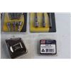 Image 7 : Wire Stripper, Pipe Nipple Extractors, Heavy Duty Ignition and Start Switch, Tape Measure and Assort