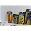 Image 9 : Wire Stripper, Pipe Nipple Extractors, Heavy Duty Ignition and Start Switch, Tape Measure and Assort