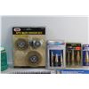 Image 2 : Wire Brush Set, Die Grinder Accessory Kit, Step Drills, Stone Set, Saber Saw Blades and Assorted Ite