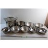 Various Size Metal Bowls and Stockpot