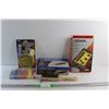 Image 1 : Metal Brush, Marrette Set, Drain Cleaner Brush, Digital Laser Tachometer and Noma 8 Outlet Power Bar