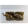 Image 7 : Brass Elephant Bookends, Brass Mortar & Pestle and Alberta Souvenir Mug