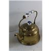 Image 9 : Brass Kettle and Creamers