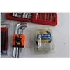 Image 4 : 13pc Ratcheting Nut Driver Bit Set, Expanding Sealant Tape, Duramax L Wrench Set, 9pc Radial Tire Re