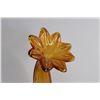 Image 8 : Amber Glass Vase and Candle Stand