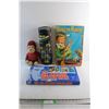 Curious George Plush Toy, Hang on Harvey, The Six Million Dollar Man and Ringa Majics Games