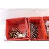 Image 6 : Plastic Hardware Trays and Assorted Hardware