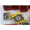Image 3 : Hardware Trays, Thermostats, Jobmate Jigsaw, Bandsaw Blades and Assorted Items