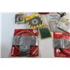 Image 4 : Hardware Trays, Thermostats, Jobmate Jigsaw, Bandsaw Blades and Assorted Items