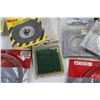 Image 7 : Hardware Trays, Thermostats, Jobmate Jigsaw, Bandsaw Blades and Assorted Items