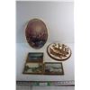 Image 1 : Ceramic Bird Wall Decoration and Framed Prints - Ocean View. Mount Fuji and Church View