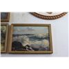 Image 2 : Ceramic Bird Wall Decoration and Framed Prints - Ocean View. Mount Fuji and Church View