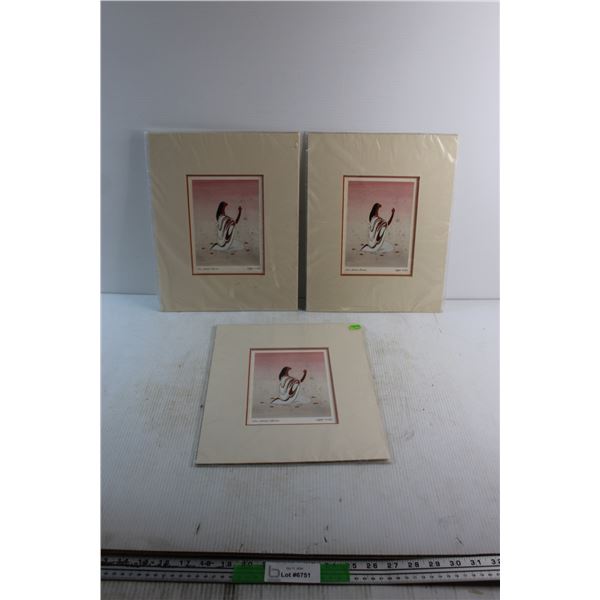 (3) The Sacred Stones Prints by Ioyan Mani 14'' x 11''