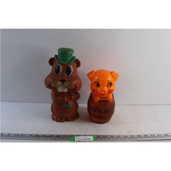 Plastic Piggy Banks