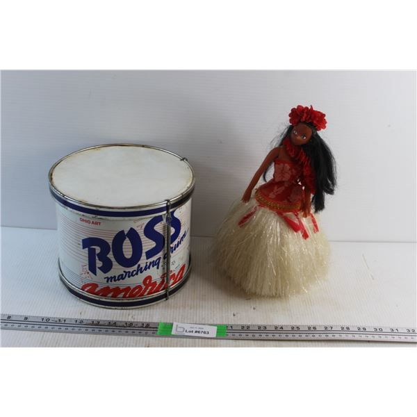 Drum and Hawaiian Doll