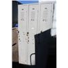 Image 1 : **Three Tall Metal Lockers - 36" x 15" x 75"