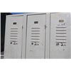Image 2 : **Three Tall Metal Lockers - 36" x 15" x 75"