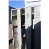 Image 5 : **Three Tall Metal Lockers - 36" x 15" x 75"