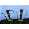 Image 1 : ** (2) Brass Pitcher Floor Vases - 22"Tall