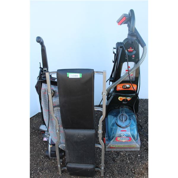 ** Carpet Cleaner, Shop Creeper, Vacuum - as is