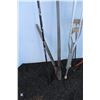 Image 2 : ** (2) Crutches & Reebok Hockey Stick & Post Hole Auger & Bow Saw