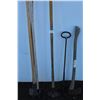 Image 1 : ** Garden Tools: Tiller, Hoes, Axe, Branding Iron