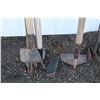 Image 3 : ** Garden Tools: Tiller, Hoes, Axe, Branding Iron