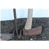 Image 4 : ** Garden Tools: Tiller, Hoes, Axe, Branding Iron