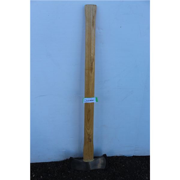 ** Double Headed Axe 3.5" w/New Hickory Handle
