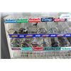 Image 2 : ** Confectionary Rack on Wheels w/ Jars of Hardware - Various - 51" x 30' x 16"