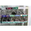 Image 3 : ** Confectionary Rack on Wheels w/ Jars of Hardware - Various - 51" x 30' x 16"