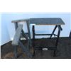 Image 1 : ** Folding Work Bench & (2) Saw Horses