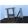Image 3 : ** Folding Work Bench & (2) Saw Horses