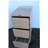 Image 6 : **Cole Steel Brand Metal Three Drawer Filing Cabinet - 40" Tall
