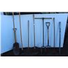 Image 1 : ** Post Hole Auger, Hoe, Potato Shovel, Spade Shovel, Edger, Misc.
