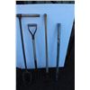 Image 4 : ** Post Hole Auger, Hoe, Potato Shovel, Spade Shovel, Edger, Misc.